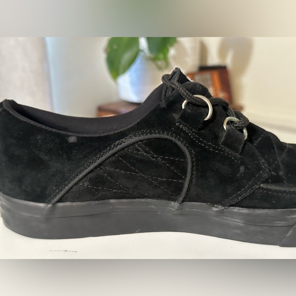 T.U.K. Black Suede D-Ring Sneaker US Men 11 US Women 13 - Picture 9 of 15